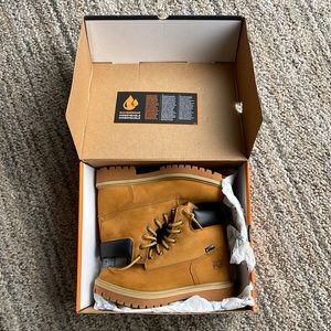 Brand new only tried on 6” steal toe timberland pro, waterproof